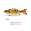 Siete secciones de cebo Luya pesca marítima cebo duro cebo de simulación cebo Luya cebo duro cebo falso aparejo de pesca cebo equipo de pesca Luya