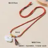 Cordón para collar colgante de cuello estilo Tíbet, tendencia retro étnica china, amuleto de Buda Thangka, cordón de collar de ámbar versátil
