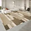 Alfombrilla Antideslizante de Lujo Ligero para Sofá de Sala de Estar Estilo Crema, Alfombra Lavable para Mesita de Noche de Dormitorio, Ventana Saliente, Mesa de Café