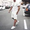 Sitio Web Independiente Transfronterizo Producto Nuevo Verano Manga Corta Pantalones Cortos Conjunto Casual Estampado Digital 3D Ropa Deportiva Personalizable Al Por Mayor