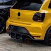 Adecuado para Volkswagen POLO GTI 2011-2018 labio trasero con aleta de viento, alerón trasero de hoja, modificación