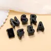 Cuentas de Acrílico con Agujero Grande del Alfabeto Inglés Cuentas Sueltas Accesorios para Joyería DIY Cadena para Teléfono Bolso Llavero Materiales para Cuentas