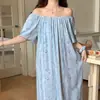 2026 Nova Camisola de Algodão e Seda Anti-Pilling Manga Curta Casual Solta Ombro Único Gola Redonda Versátil Vestido para Sair