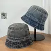 Sombrero de Pescador de Ala Ancha Estilo Vintage, Algodón Lavado Retro Coreano, Sombrero de Cubo Simple Casual Versátil para Cubrir el Rostro para Primavera y Verano, Unisex Moderno