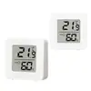 Medidor eletrônico de temperatura e umidade digital, relógio de bebê doméstico interno, mini despertador de precisão de temperatura, termômetro, montado na parede