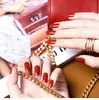 Puntas de Uñas Falsas Desmontables de Color Sólido Cortas Personalizadas Portátiles Parches de Uñas Falsas Terminados al por Mayor Ultra Delgadas