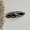 Pinza para el pelo con estampado de leopardo estilo coreano, elegante y exquisita, lindo clip BB para el pelo, pinza para flequillo lateral, accesorio para el pelo