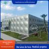 Fabricantes de Foshan Tanque Personalizado de Aço Inoxidável 304 Tanque de Incêndio Tanque de Isolamento Torre de Água Quadrada
