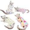 Ropa de esterilización para gatos ropa posparto para gatos ropa quirúrgica para gatos de primavera y verano ropa para destete anti-lamido ropa para el hogar de cuatro patas