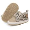 Sapatos de Caminhada para Bebê de 0 a 1 Ano Primavera e Outono Velcro de PU Tênis Unissex para Bebê Sapatos para Interior e Exterior Sapatos de Couro Solado Macio