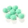 Jialin 1.5cm Bola de Pelo de Peluche Bola de Pelo de Perro Ropa Bufanda Pendientes Joyería diy Accesorios de Bola de Pelo de Cachemira