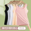 Camiseta sin mangas lisa de color sólido para mujer, Camisola fina para casa, Prenda exterior ajustada, Top sin mangas