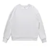 Suprimento Personalizado Outono e Inverno Moletom Pesado de Gola Redonda para Homens e Mulheres Versão Solta Roupa de Duas Peças de Moletom de Cor Sólida para Casais