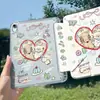 Ins Apple Star es adecuado para funda protectora de tableta iPad mini 7/6, air 8 anticaídas Plegado en Y Pro 13 con ranura para lápiz