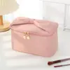 Nova Bolsa de Armazenamento Portátil à Prova d'Água Estilo Ins para Viagens e Viagens de Negócios com Grande Capacidade, Impermeável, Alto Valor Estético e Design de Laço
