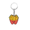 Amazon Food Pingente Chaveiro Dente Borracha Macia PVC Decoração Mochila DIY Chaveiro Presente Atacado Transfronteiriço