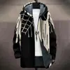 Cardigan con capucha y cremallera suelta para hombre, chaqueta de algodón, 3D digital, sin riesgos, nuevo, independiente de Temu, para hacer tú mismo con imágenes