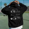 Moletom Oversized Novo Gótico Transfronteiriço Manga Longa Harajuku Unissex Estético Hip-Hop Retrô Friends Inverno