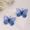Mariposa Simulada Xiaohongshu Popular Mariposa DIY Decoración de Escena Mariposa Ventana Estilo Jardín Monet Arreglo de Pared de Mariposas