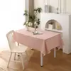 Mantel Peva Impermeable y a Prueba de Aceite Sin Lavado, Lujo Ligero y Tacto de Alta Gama, Tapete Cuadrado Simple de Dibujos Animados para Picnic, Mantel para Dormitorio de Estudiantes
