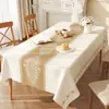 Toalha de Mesa Minimalista Moderna, Impermeável, à Prova de Óleo, Toalha de Mesa Sem Lavagem, Luxo Leve, Sensação de Alta Qualidade, Toalha de Mesa Espessa, Toalha para Mesa de Centro Retangular