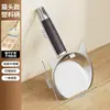 Nueva pala para arena de gato de acero inoxidable, pala metálica de dientes finos para arena de gato, pala de tamaño grande para arena a base de minerales