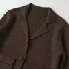 Ropa de Mujer al por Mayor Transfronteriza 2025 Nuevo Estilo Otoño Moda Callejera Relajada Chaqueta de Punto Elegante