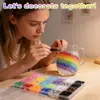 Caixa Colorida Ab com 40 Compartimentos, 3mm, Fundo Plano, Pedras de Resina para Unhas, Strass, Hot-Selling da Amazon, Kit de Acessórios para Nail Art DIY, Atacado