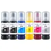 Adecuado para Epson 013/014 Tinta Epson L8168 L8188 Impresora de Inyección de Tinta Botella de Relleno de Seis Colores