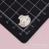 Mini Gato KT com Capuz Desenho Animado Acessórios de Resina DIY, Nail Art com Cola de Chantilly, Presilhas de Cabelo Transfronteiriças, Adesivos para Capa de Celular