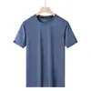 Camiseta de manga corta transpirable de secado rápido para hombre de talla grande de verano para exteriores transfronteriza de Amazon ropa de secado rápido camiseta deportiva impresión en grupo