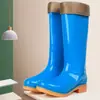 Botas de lluvia para mujer estilo coreano: Opciones de caña alta, media, corta y baja, zapatos de agua de moda para mujer, antideslizantes, botas de lluvia impermeables