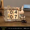 Aula de Preescolar Estilo Ins Creativo Manualidades de Ciervos Adornos de Madera Hechos a Mano Escritorio de Oficina Decoraciones para el Hogar