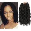Comércio exterior extensões de cabelo crochê dreadlocks de fibra sintética Gypsylocs peruca africana tranças atacado em estoque