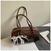 Bolsa Boston Simples de Nicho Coreana para Axila Feminina Nova Bolsa de Ombro Retro de Alta Qualidade Bolsa para Trabalho e Deslocamento