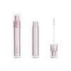 Pedido Personalizado de Jinze: Tubo Redondo, Completamente Transparente, con Fondo Redondo para Brillo de Labios, Tubo de Brillo de Labios, Tubo Plástico Vacío, Material de Empaque