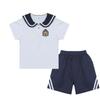 Uniformes de Jardín de Niños, Ropa de Verano, Estilo Preppy Británico, Uniformes de Escuela Primaria, Fotos de Graduación de Verano, Uniformes de Clase de Algodón de Manga Corta para Niños