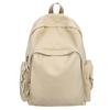 Venta al por mayor transfronteriza se especializa en mochilas escolares para hombres y mujeres, mochilas de estilo coreano para el campus para estudiantes de secundaria y preparatoria, tela de nailon, sencillas y elegantes