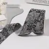 Cinta de Terciopelo Suave Copo de Nieve Tela Cepillada Retro Nostálgica Lazo de Tela Lazo Decorativo Cinta para el Cabello Cinta con Adorno de Encaje