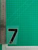 Tong-24 Premier League negro-B jersey de carga No. Pegatinas de transferencia térmica para brazaletes con letras, números y uniformes de pelota y camisetas.