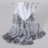 Pañuelo de Seda para Playa para Mujer Primavera y Otoño 2026, Pañuelo de Gasa Estilo Coreano, Pañuelo Largo Delgado Versátil, Pañuelo Pequeño Decorativo de Invierno