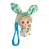 Tiara de Orelhas de Coelho Desenho Animado Boneca Loli Brinquedo de Pelúcia Mochila Chaveiro Pingente Chaveiro de Boneco de Pelúcia para Casal Decoração