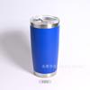 Termo de acero inoxidable 304 para coche, taza de 20 oz, para oficina, con aislamiento al vacío, para bebidas frías y calientes, para coche, transfronterizo