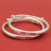 Pulsera de plata de ley con conejo para bebé S9999 plata pura año del conejo pulsera para niños bebé un mes 100 días bebé masculino inscripción