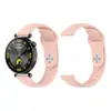 Adequado para Relógio Huawei Gt4/5 Pulseira de Silicone Monocromática Fivela Invertida Pulseira de Pulso de Silicone Fivela de 18mm Pulseira de Relógio de Silicone