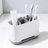 Estante de almacenamiento para encimera de tocador de baño transfronterizo para peines, cepillos de dientes y limpiador facial, caja organizadora de escritorio
