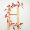 140CM Ratán Simulado de Frutas Rojas Acacia Fruta Ratán Navideño Decoración de Escena Festiva Adornos de Paisaje Colgante