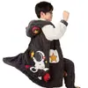 Nuevos Pijamas de Franela para Niños Otoño Invierno Estilo Largo Conjunto Bata Forro Polar Coral Pijamas Infantiles Niños Medianos y Grandes Ropa de Casa