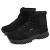 Zapatos de senderismo de invierno de talla grande transfronterizos, zapatos de esquí impermeables, zapatos de senderismo de suela gruesa transpirables y resistentes al desgaste para hombres