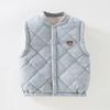 Chaleco de Bebé Abrigo de Otoño Forro Polar de Cachemira y Seda Ropa de Abrigo Engrosada para Niños y Niñas Ropa para Niños Pequeños